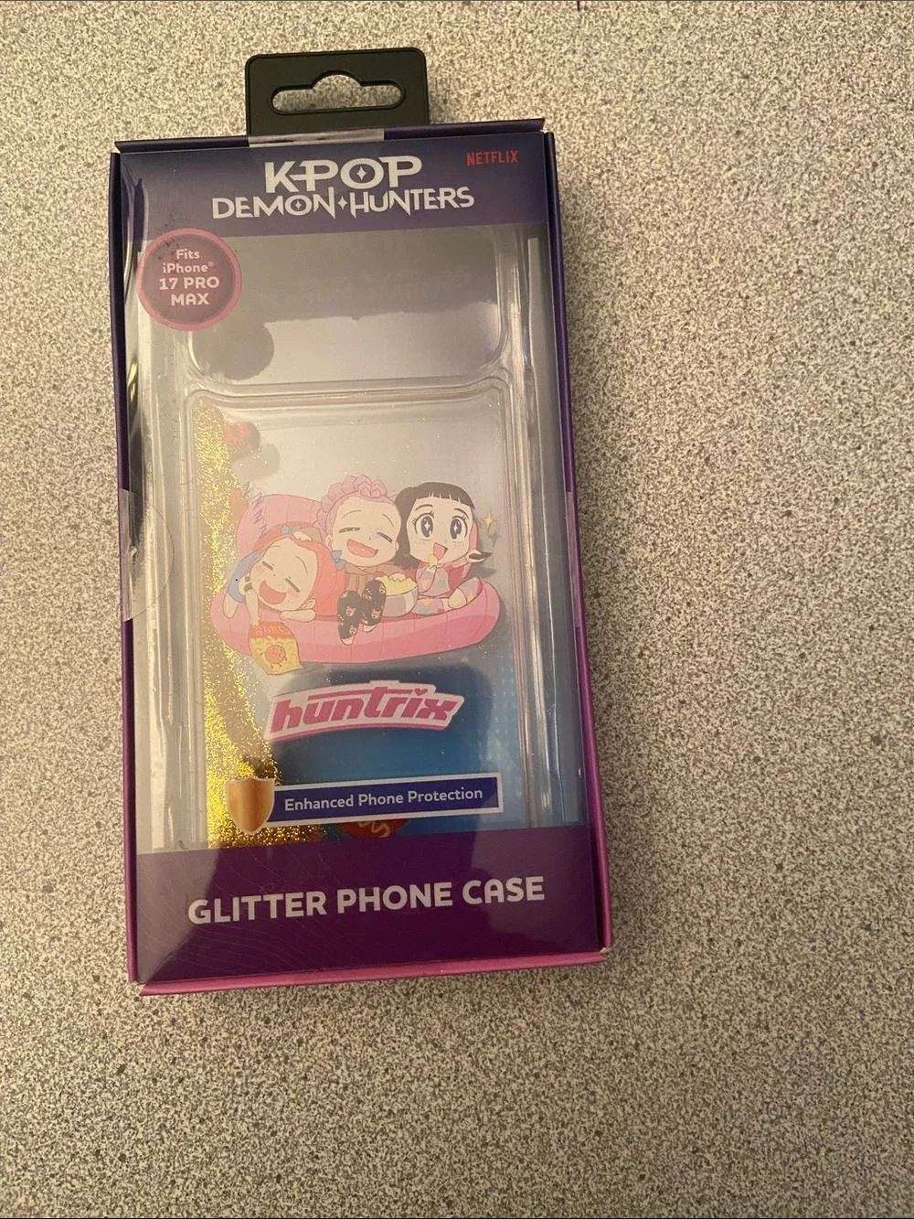 K-POP Demon Hunters Pink Glitter Phone Case for iPhone 17 Pro Max